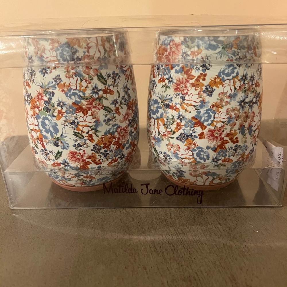 Matilda Jane Colorful Floral Tumblers